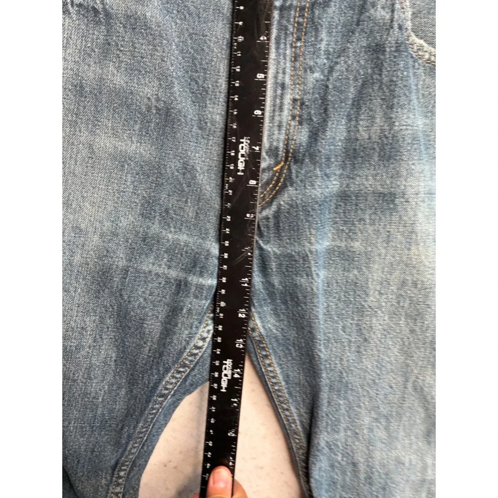 Levis 505 Regular Fit Straight Leg Blue Denim Jeans Mens W36 L29 00505-0059